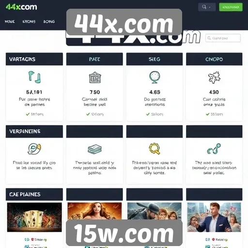 Comparativo entre 44x.com e outros sites de jogos